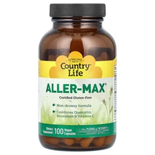 Country Life Aller-Max 100 Veggie Caps Gluten-Free, GMP Quality Assured,