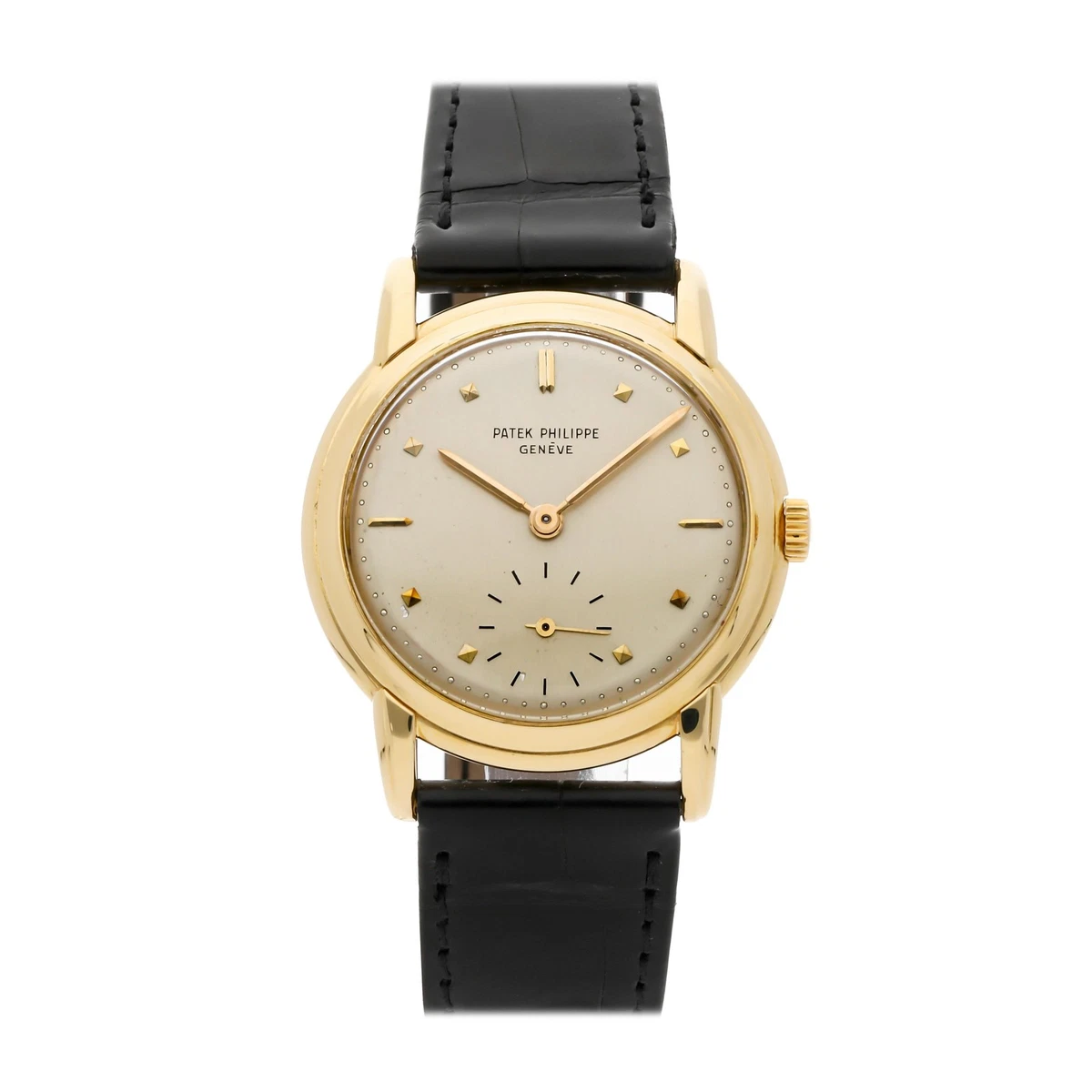 Reloj Patek Philippe Calatrava Oro Manual 34mm Esfera Marfil Correa 2500