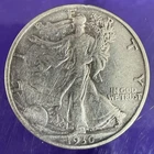 1936 S Walking Liberty Half Dollar United States Silver Coin