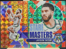 Jayson Tatum 2023-24 Panini Mosaic /75 Green Mosaic Stare Masters Celtics #6