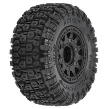 Pro-Line Racing Aztek SC 2.2"/3.0" M2 Medium Tires Mounted on Raid Black 6x30