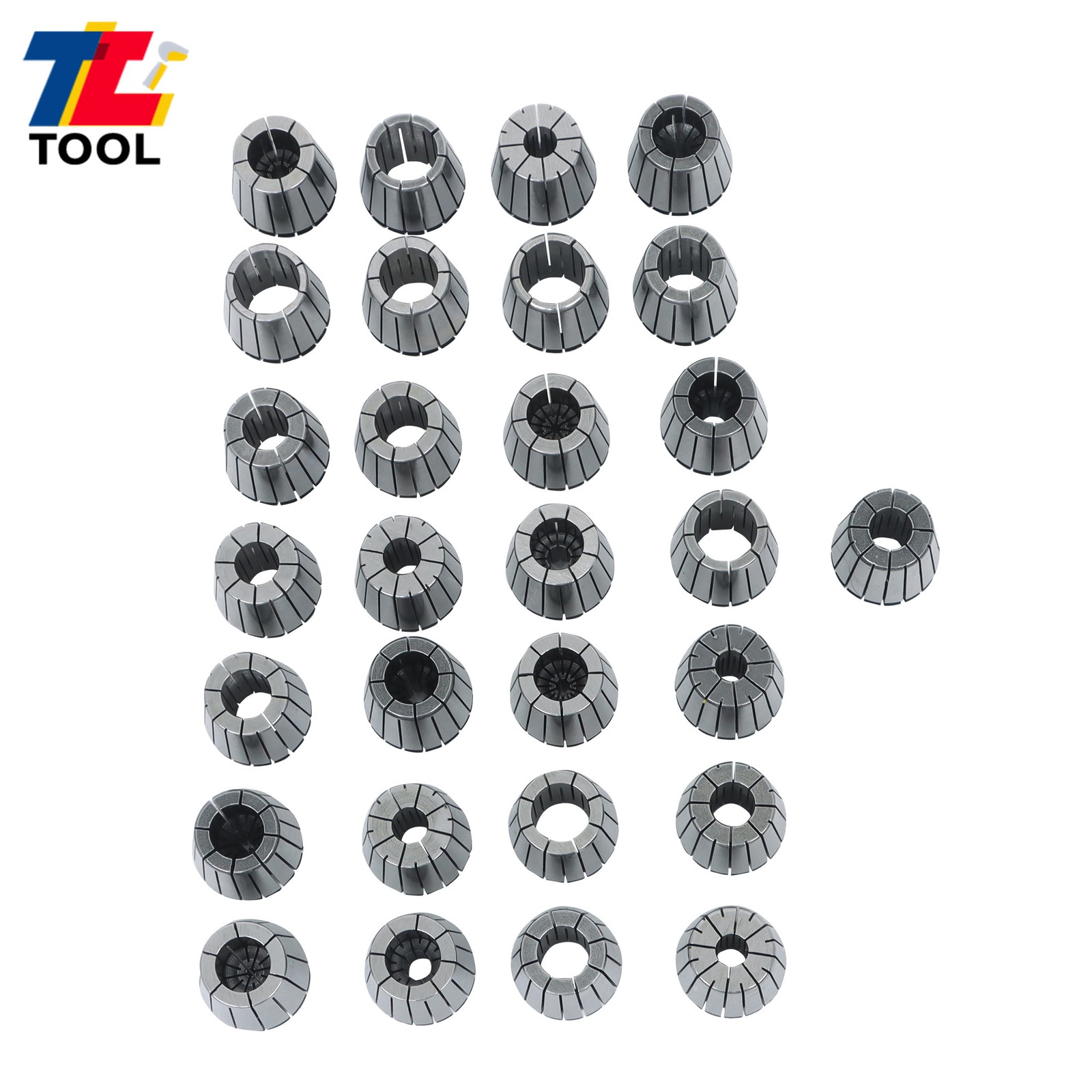 ER40 (29Pcs) Collet Set High Precision CNC Spring Clamping Collets US