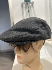 Brixton Gray Herringbone Hooligan Cap 
