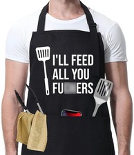 Funny Cooking Aprons for Men Women, Funny Dad Gifts for Mens Father
