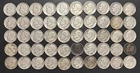 U.S. 90% Silver Roosevelt Dimes 1946-1964 Lot of 50