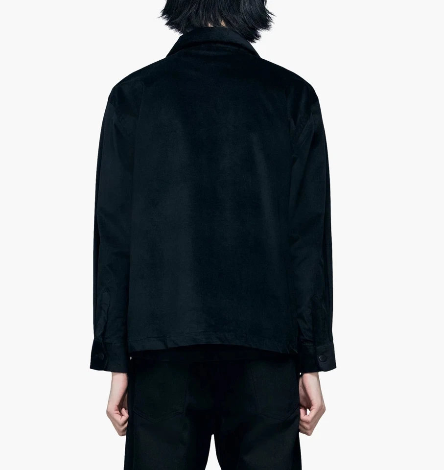 Carne Bollente Black Velvet Shirt Embroidered Erotic Graphic Button Front Sz M - Image 4 of 4