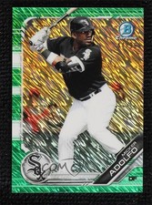 2019 Bowman Chrome Prospects Green Shimmer Refractor 44/99 Micker Adolfo 0lj0