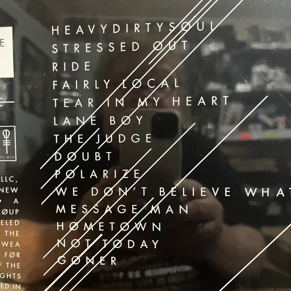 TWENTY ONE PILOTS Blurryface LIMITED EDITION SILVER VINYL NEW SEALED SHIPS NOW - Image 4 of 4