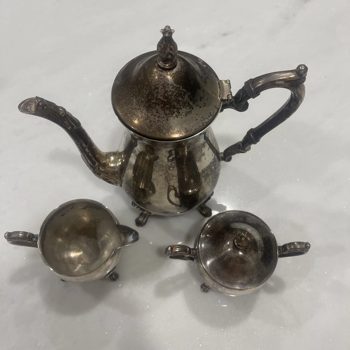 Sheridan Taunton Silversmiths In Antique Us Silver-Plated Teapots