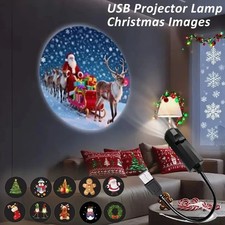 LED Projector - 10 Modes Christmas Ambiance Light for Home Decor