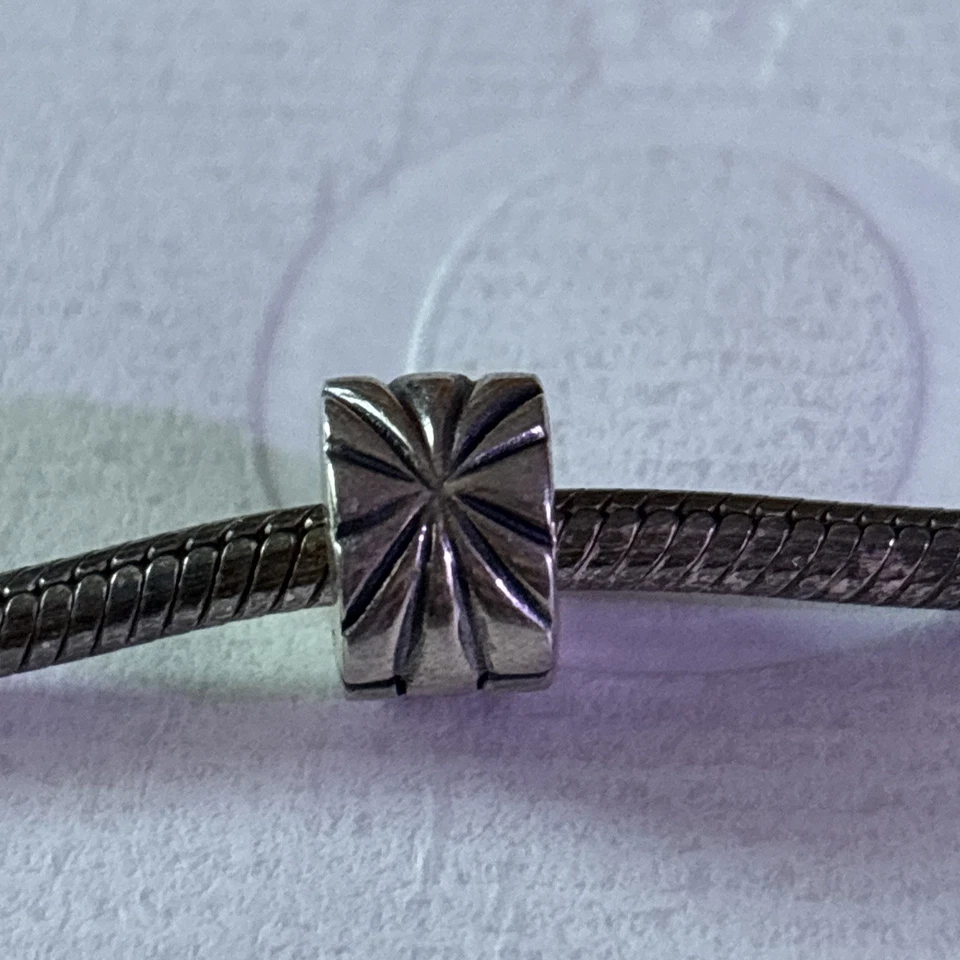 Authentic Pandora Sunburst Sterling Silver 790210 Clip Charm - Image 3 of 4