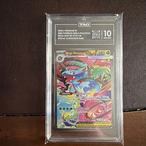 2025 Pokemon MEG EN Special Illustration Rare #177 Mega Venusaur ex TAG 10