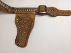vintage leather cap gun holster — photo 3