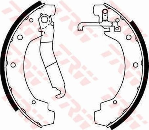 Bremsbackensatz Hinterachse FüR VW LT 40-55 I Pritsche/Fahrgestell 28-35 Kasten-image