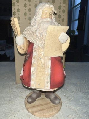 Enesco The Heart Of Christmas Santa With Mustache Chart 4038658 2014