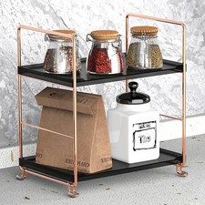 2tier Bathroom Countertop Organizer Vanity Tray Cosmetic Makeup Storage Kitche