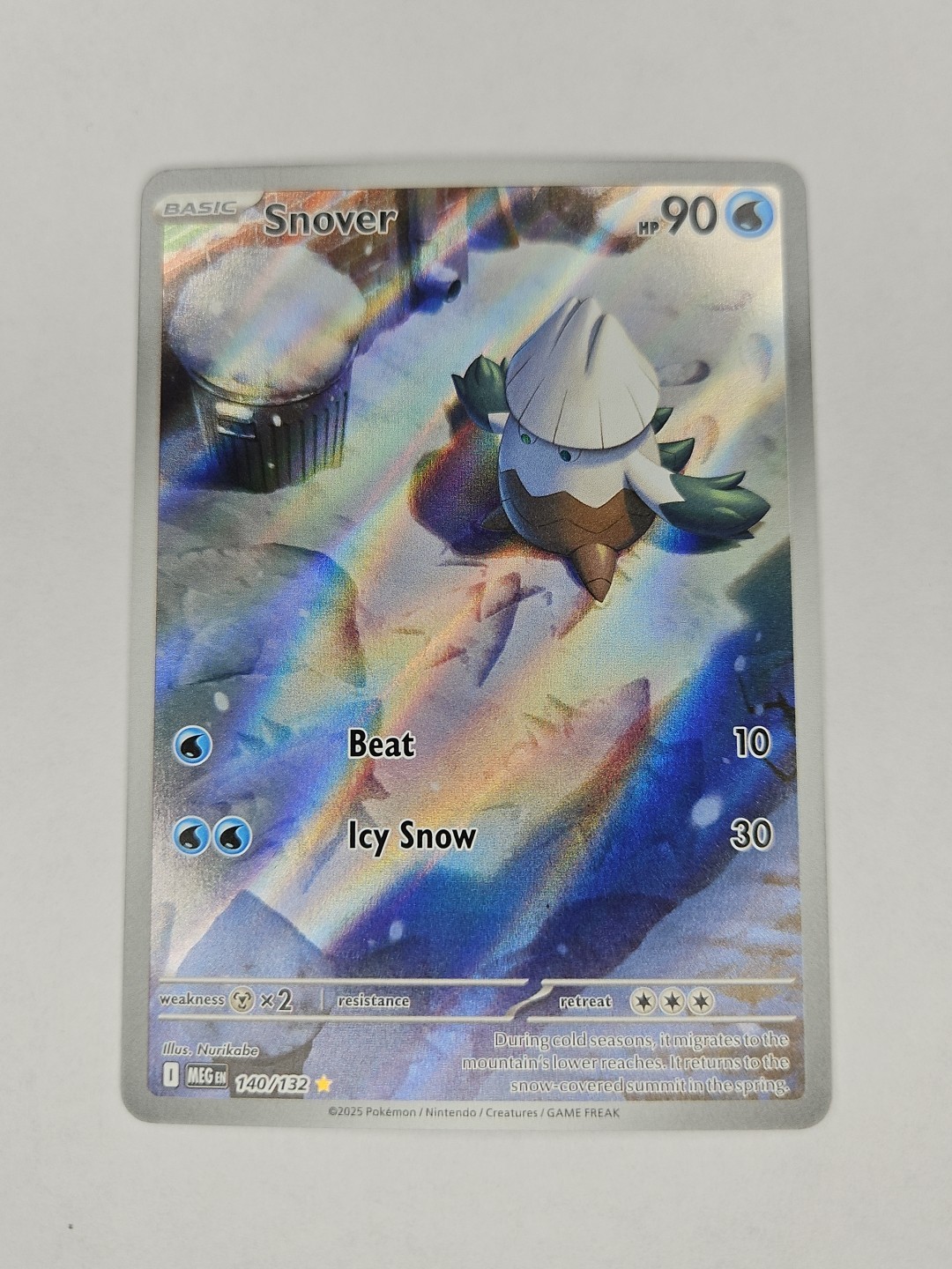 Snover 140/132 Illustration Rare - Pokémon Mega Evolution - NM-MINT