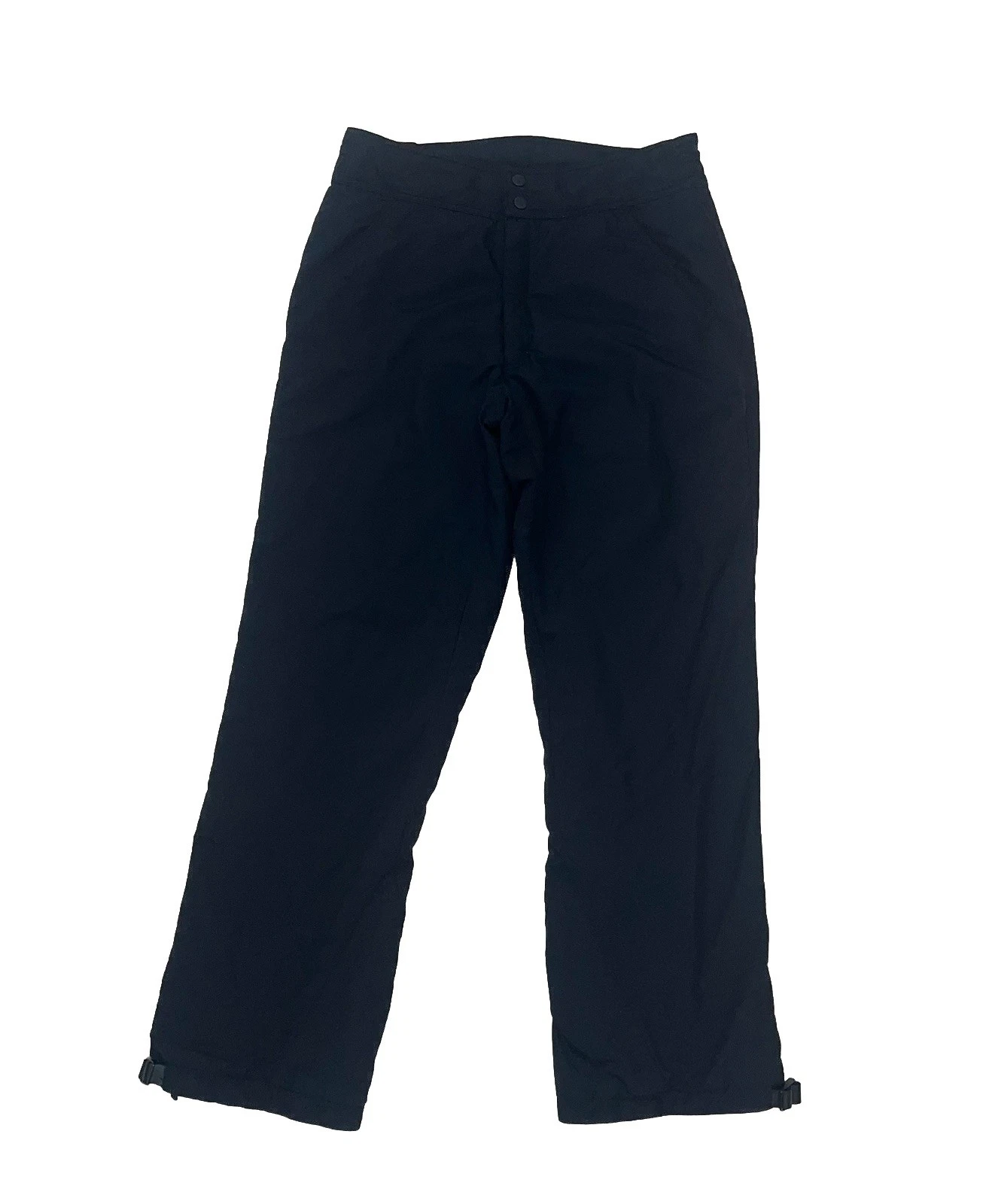 Patagonia Women’s Insulated Ski Snow Pants Black Nylon 32” Inseam Sz M