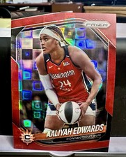 2025 WNBA Prizm 🏀 Aaliyah Edwards #94 Red Pandora /199 Connecticut Sun