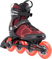K2 Alexis 90 BOA Womens Inline Skates - Burgandy/Orange, 11