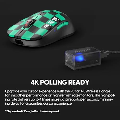 Pulsar Gaming Gears Kamado Tanjiro X2V2 Wireless Gaming Mouse Ultra-Lightweight - Image 2 of 4