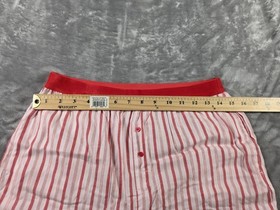 NWT Victoria Secret Candy Cane Striped Pajama Set Small, LS Top/Pants w/pockets