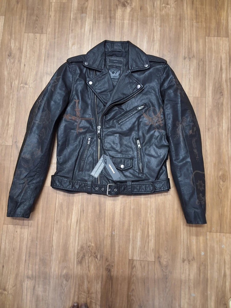 25+ Diesel Leather Outer Shell Black Coats, Jackets & Vests for