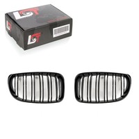 Performance KüHlergrill Doppelsteg Nieren Schwarz GläNzend FüR BMW 1Er E81 Limo
