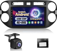 Upgraded 4GB 64GB Car Radio Stereo for VW Tiguan 06-16 Wireless Carplay