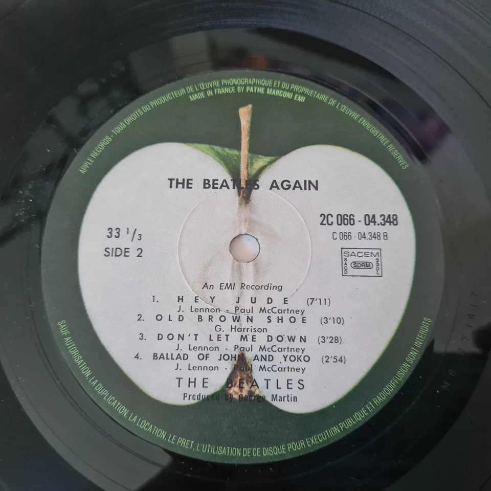 LP vinyle 33t. The Beatles – The Beatles Again (1978) - Photo 4/4