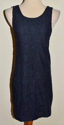 New Womens Chaser Mini Dress Large Blue Lace Sleeveless