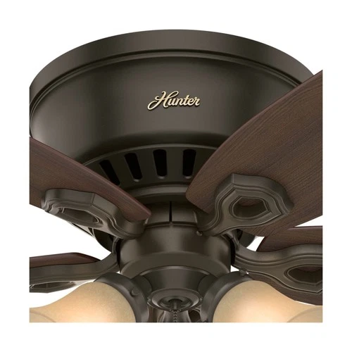 Hunter 42 inch Indoor Ceiling Fan with LED Lights - Bronze Ceiling Fan with P... - Picture 9 of 12