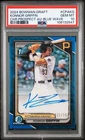 Konnor Griffin Bowman Draft 1st PSA 10 Auto /150 Blue Wave Refractor 2024 Autos