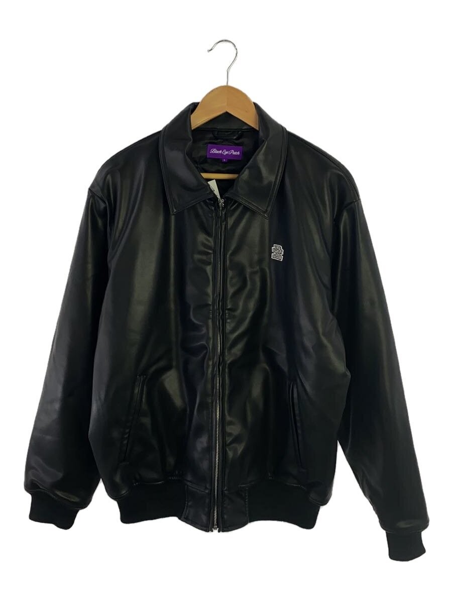 Blackeye Single Rider Leather Jacket Size L Plain Style 171