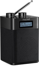 Image of Mycket DAB/DAB+ Digital & FM Radio, USB Rechargeable and 2200Mah Battery Powered