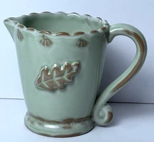 Tic Tic Terracotta Pottery Leaf Decor Pitcher