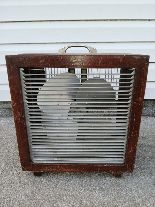 Antique Vintage Working  Mathis Cooler Fan Model 543