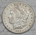 1890-CC Morgan Dollar XF Details Scratch Carson City #4FLQ