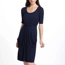 Anthropologie Meadow Rue Women's Small Dress Chignon Twisted Jersey Pockets