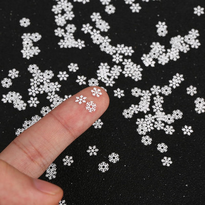 400Pcs Mini Metal Snowflake, 0.5Cm/0.2In Small Christmas Craft Embellishments Ti