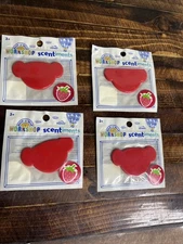 4 Pack Build-A-Bear SCENTIMENTS Strawberry Scent Disc Red Sealed NEW