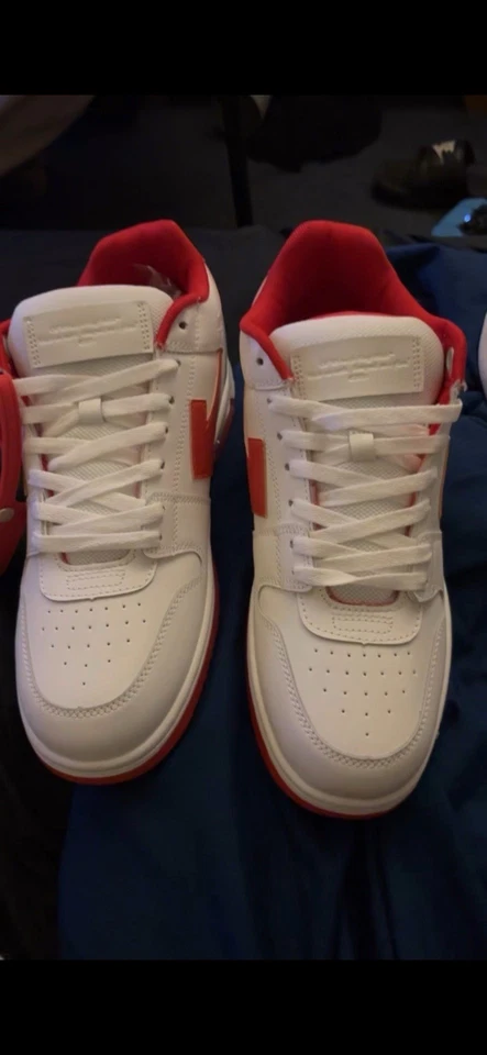 Off-White Fuera de Oficina rojo y blanco Foto 2 de 3