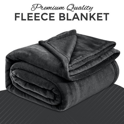 Luxury Mink Fleece Blanket Soft Cool Throw for Sofa Couch Bed Queen Size Blanket