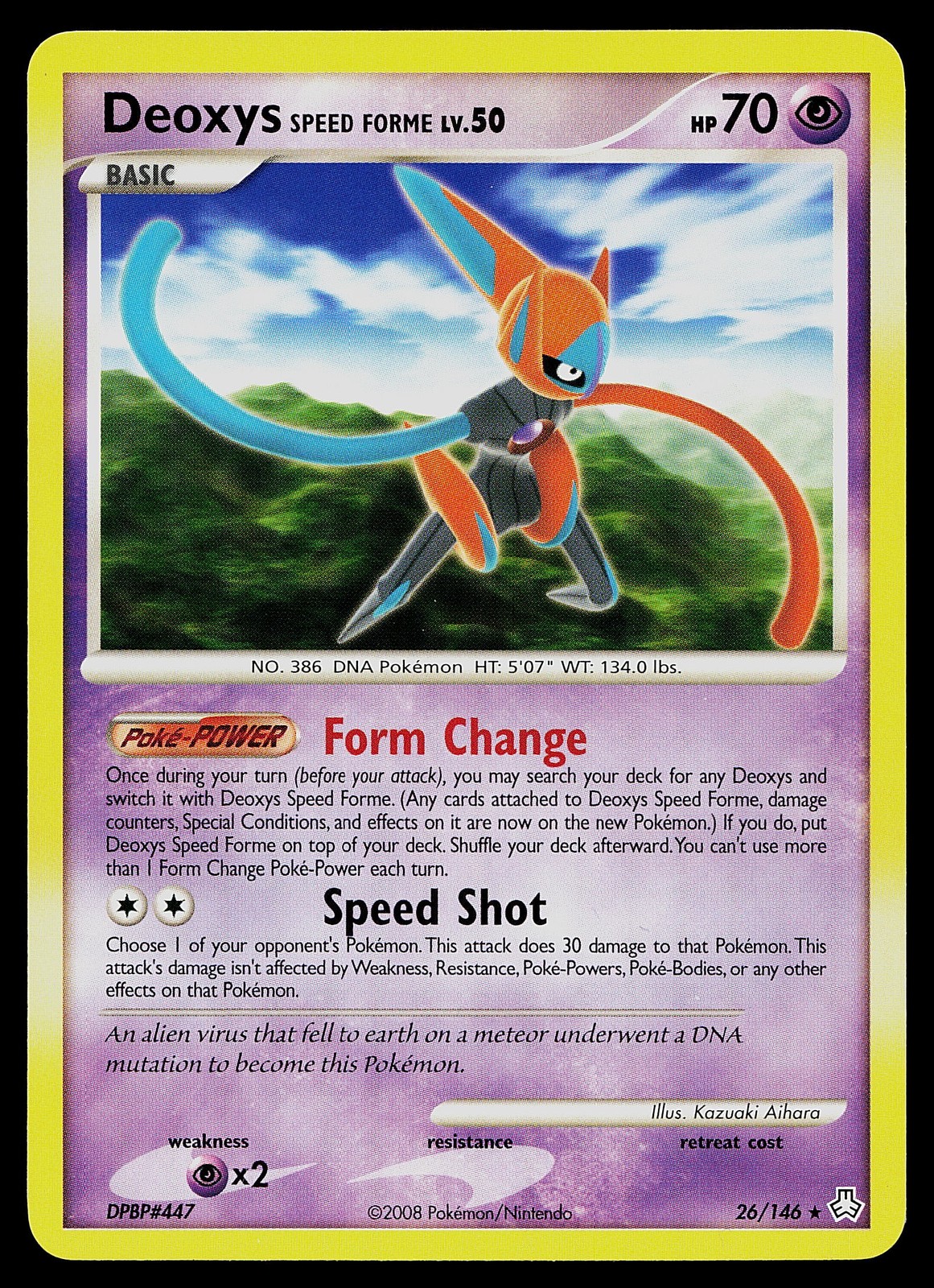 Pokemon Card - Deoxys Speed Forme Legends Awakened 26/146 Rare