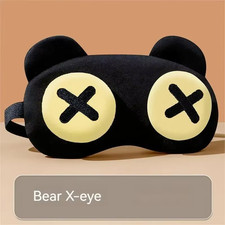 Cute Eye Mask Sleep Soothing Eye Fatigue Warm Compress Wear Comfortable Children