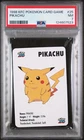 1998 KFC POKEMON CARD GAME #25 PIKACHU PSA 7