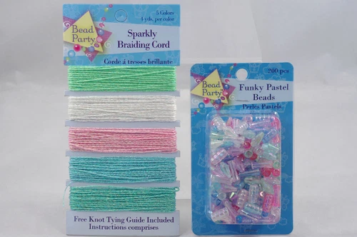 Kid’s Crafts - Jewelry Design – Bead Party Beads, Cords or Combo Sets
