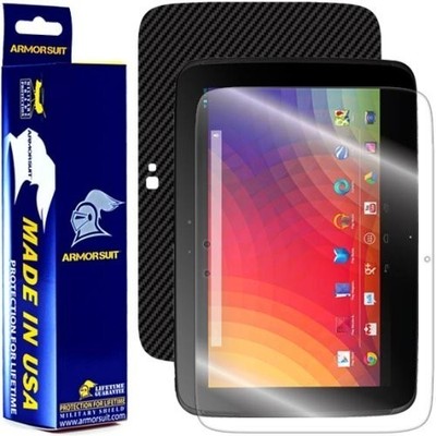 ArmorSuit MilitaryShield Google Nexus 10 Screen + Black Carbon Fiber Film USA