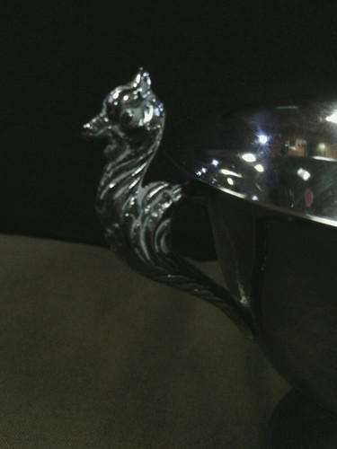 Gorgeous Unique Vtg. Bridalane Italy Silver Plated Griffin Handled Cup,Italy - Picture 5 of 11
