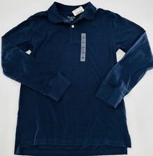 BOYS NAVY BLUE UNIFORM LONGSLEEVE  Sz L 10/12